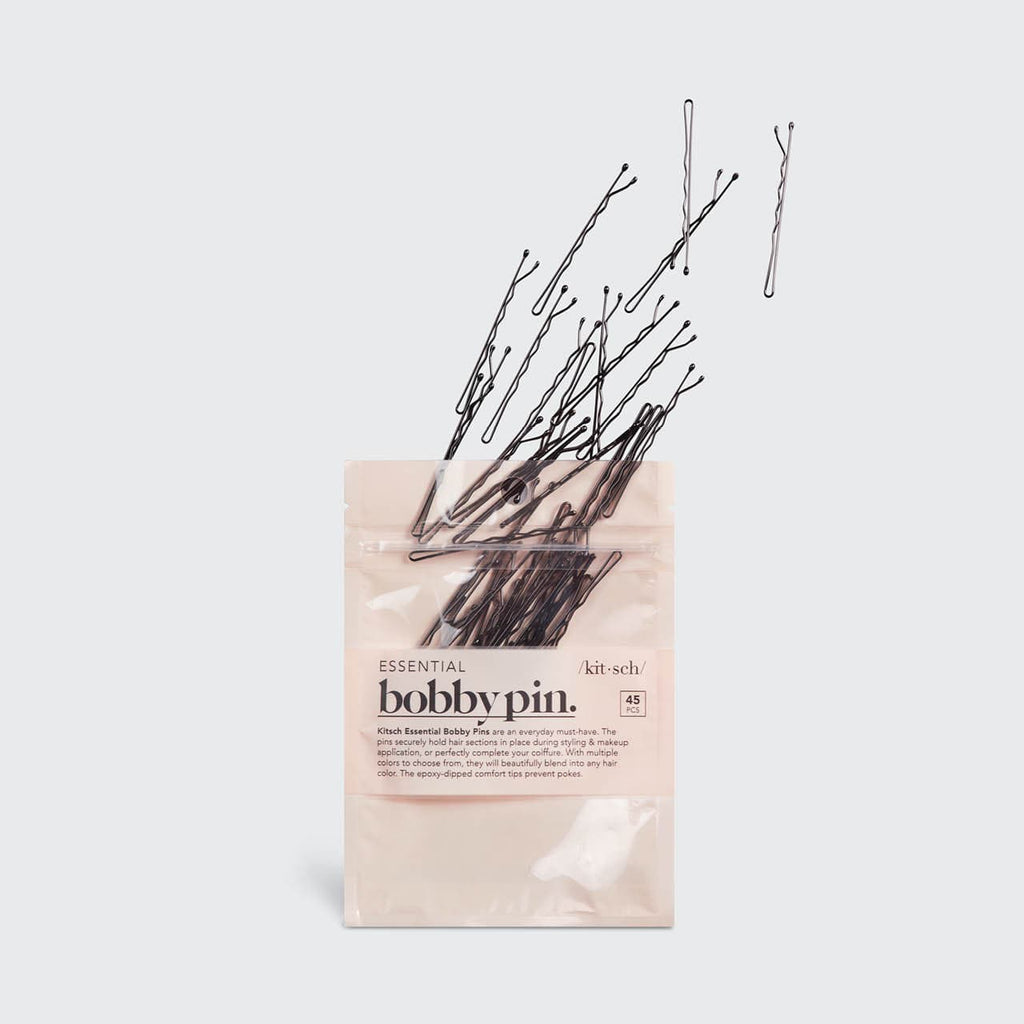 Black Bobby Pins 45pc Set