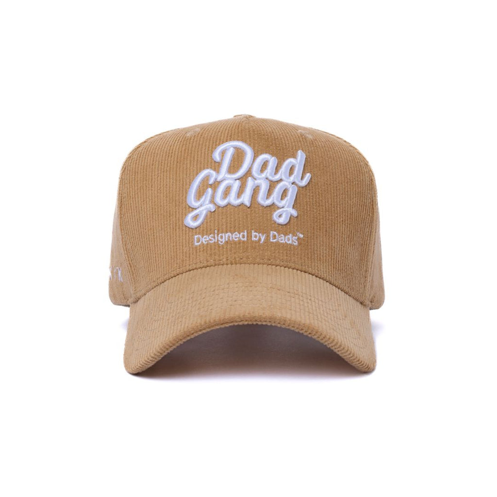 CORDADROY LOGO - Tan/White