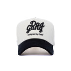 CORDADROY LOGO- Cream/Black