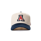 University of Arizona Logo Hat Cream & Blue