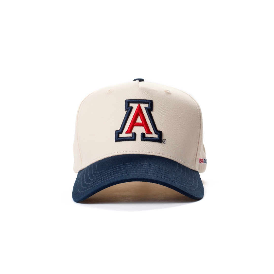 University of Arizona Logo Hat Cream & Blue