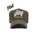 CORDADROY LOGO - Olive/White