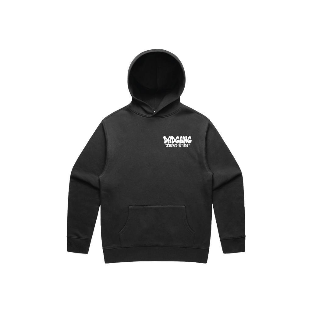 DG Hoodie - Time Flies Faded Black