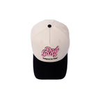 Dad Gang Logo Hat - Pink & Cream
