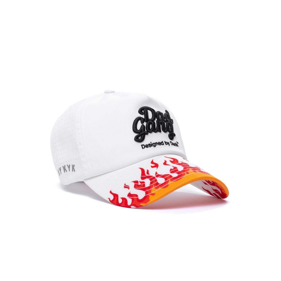 Dad on Fire - White Runner 🔥