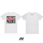 DG Tee - Presence Over Presents White Heather