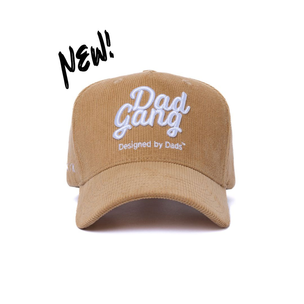 CORDADROY LOGO - Tan/White