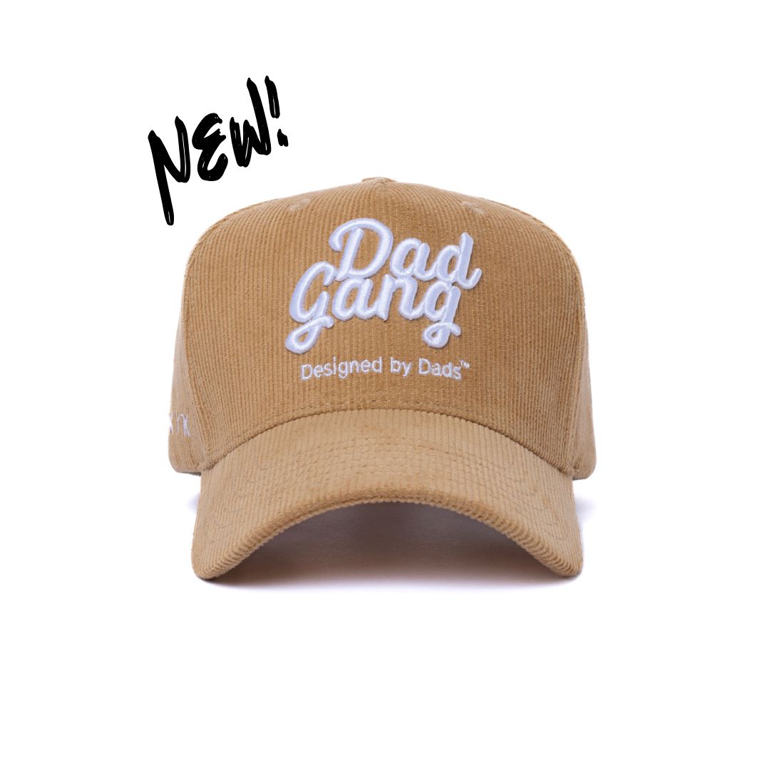 CORDADROY LOGO - Tan/White