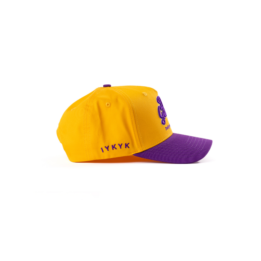 Purple & Gold Logo Hat