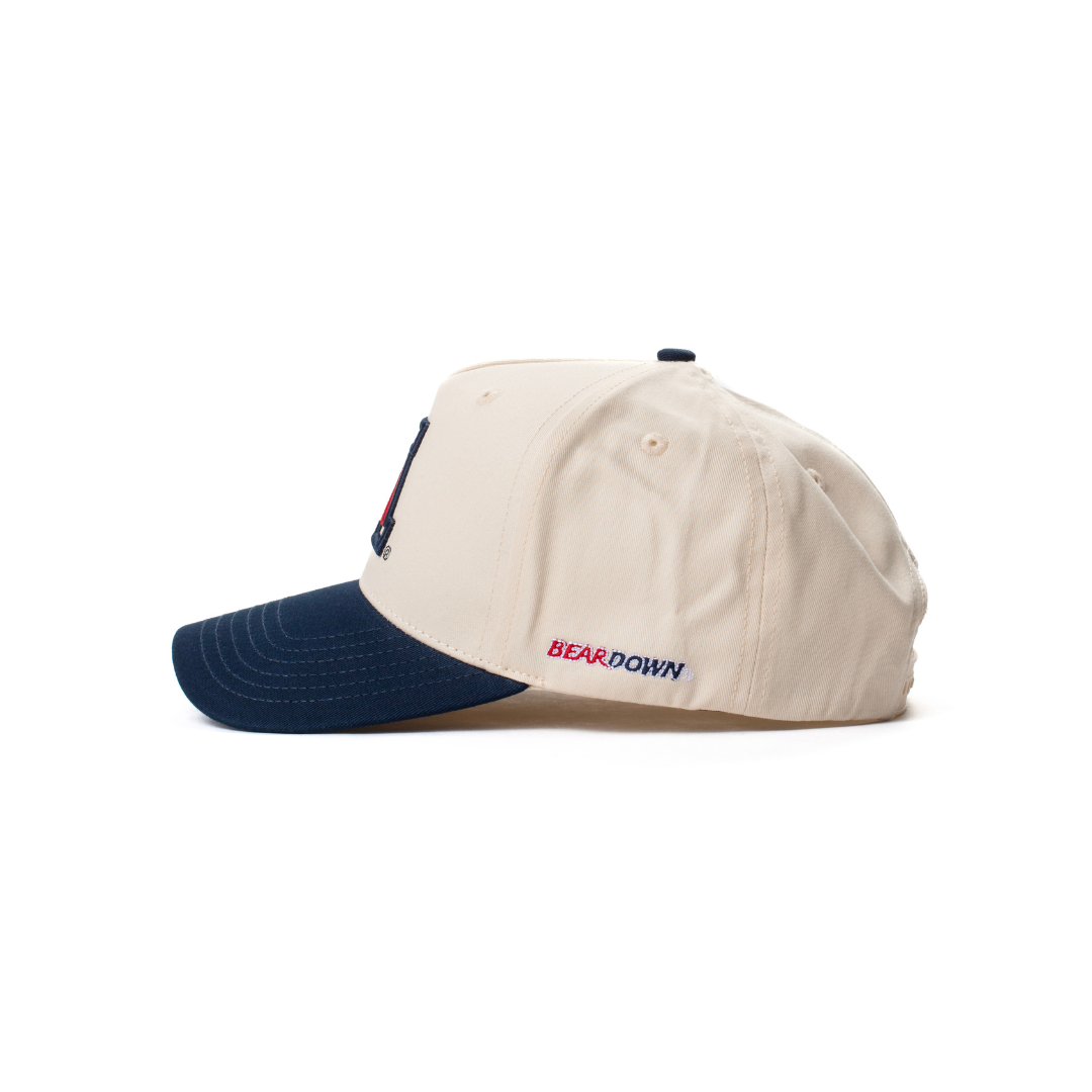 University of Arizona Logo Hat Cream & Blue