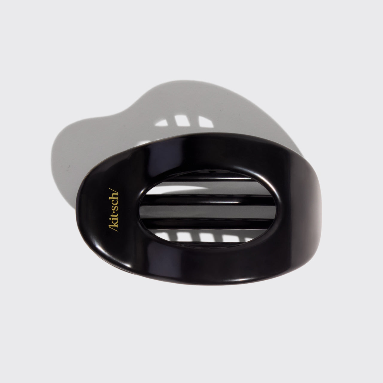 Black Flat Cloud Clip - Large