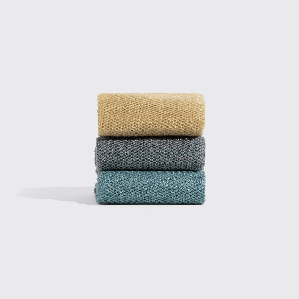 Aqua Grey African Net Sponge