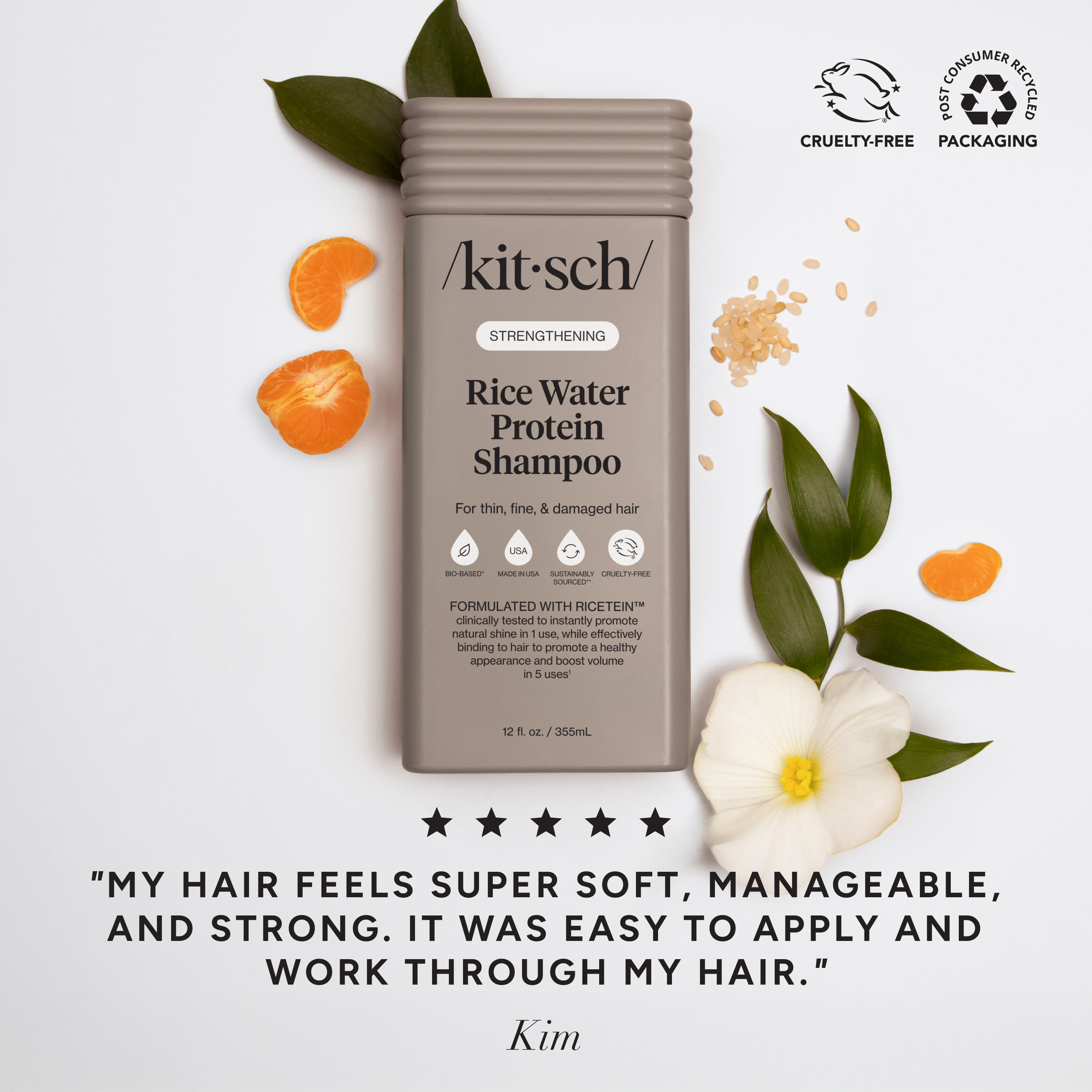 Hair Growth Rice Water Shampoo, Conditioner & Face & Body