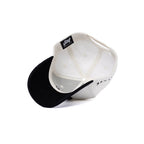CORDADROY LOGO- Cream/Black