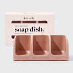 Strengthening Rice Water Terracotta Self Draining Soap Dish Bundle