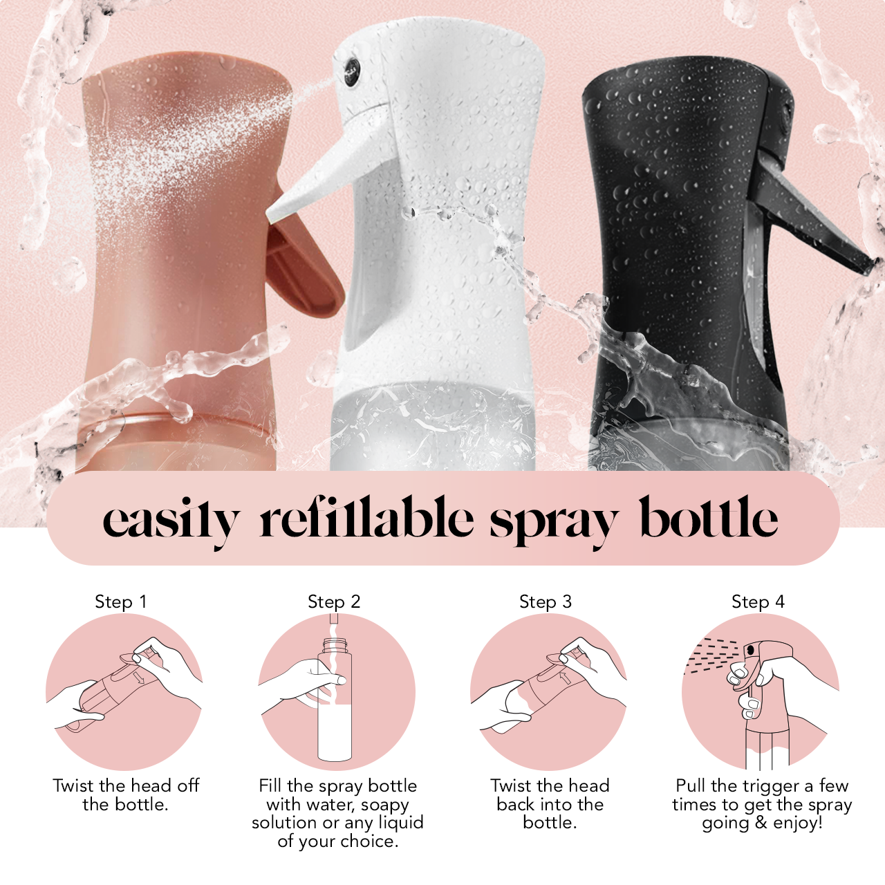 White Continuous Spray