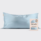 Satin Pillowcase in Haze Blue - King