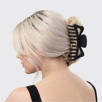 Black & Tort Classic Claw Clips 2pc Set - Jumbo