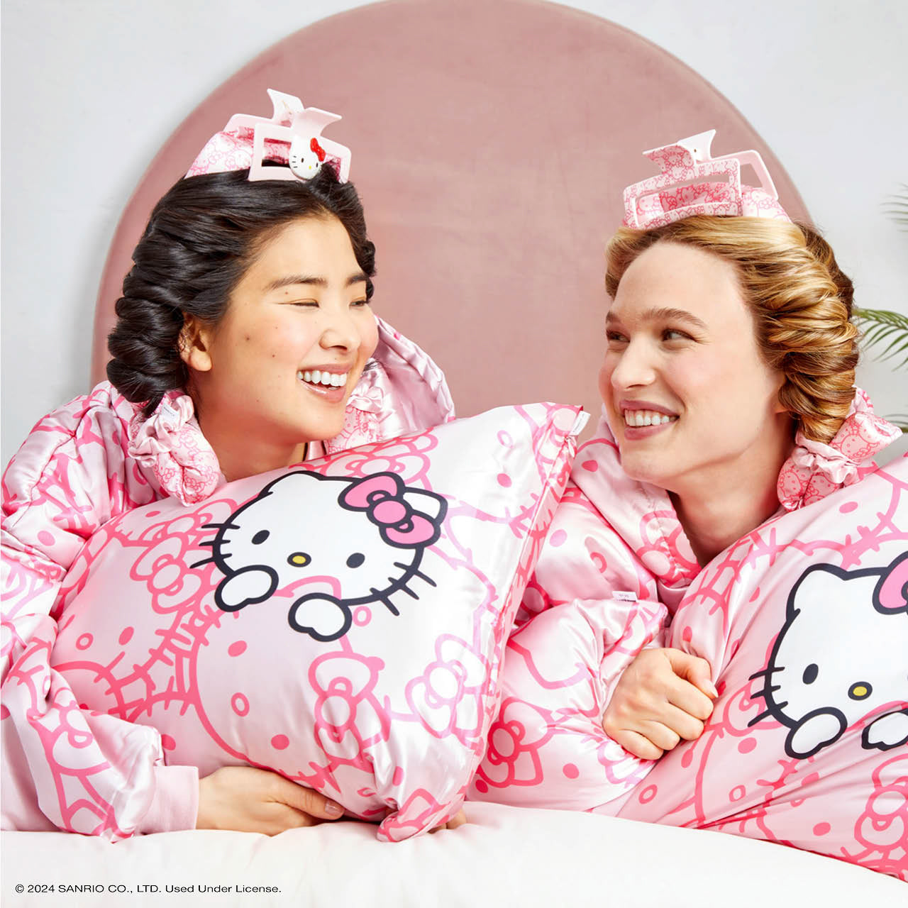 Kitsch x Hello Kitty Satin Glazey in Pink Kitty Faces