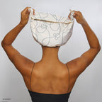 Kitsch x Mickey and Minnie Satin Flexi Shower Cap in Mickey Maze