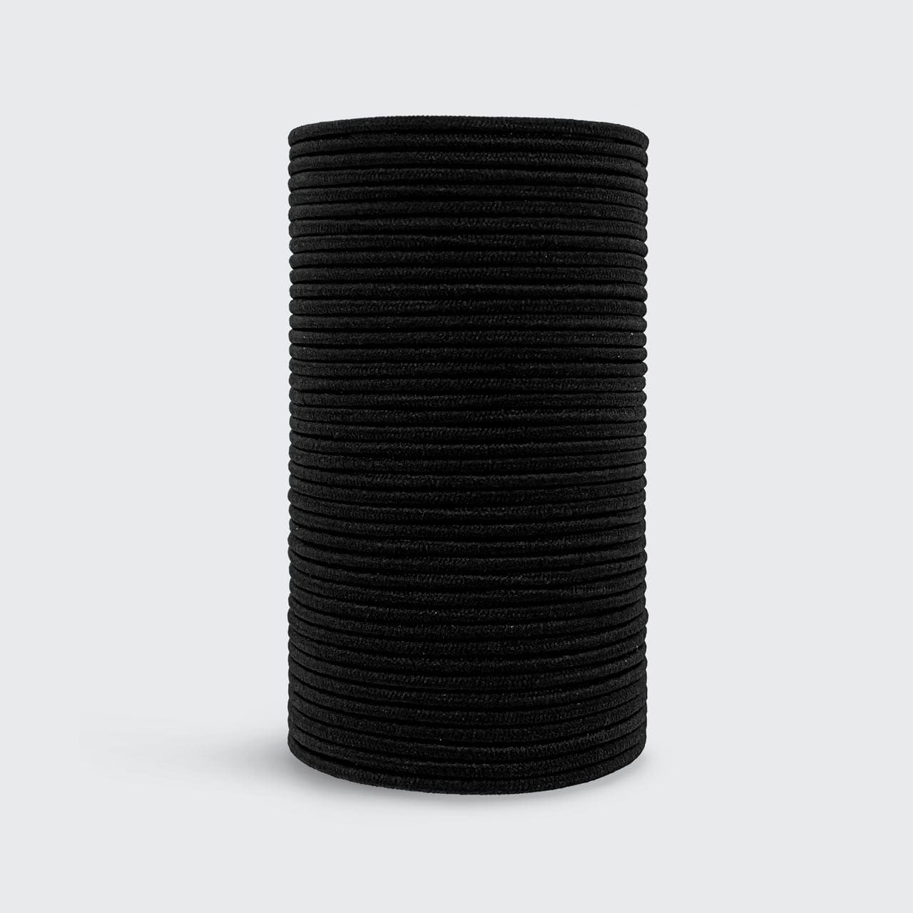 Recycled Nylon Medium Hair Elastics 12pc Set - Black