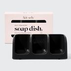 Nourishing Castor Oil Self Draining Black Soap Dish Bundle