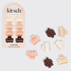 Rosewood Cloud Claw Clips 8pc Set - Mini