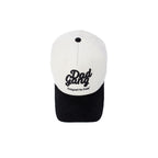 CORDADROY LOGO- Cream/Black