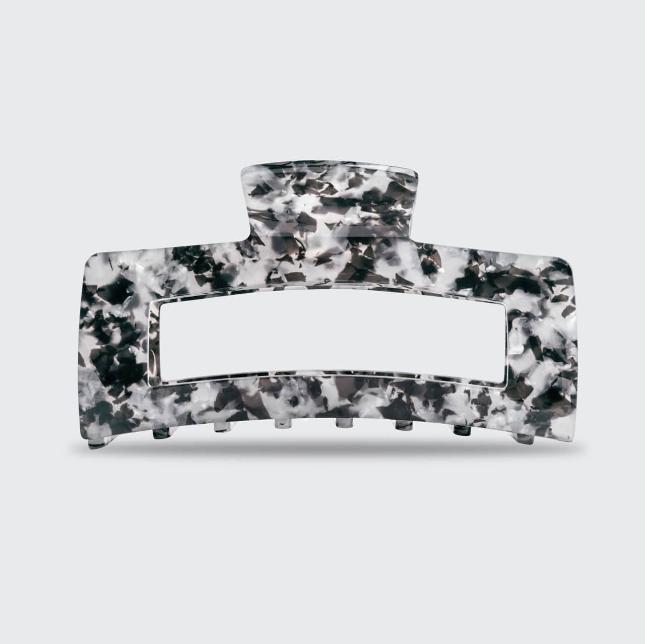Black Marble Jumbo Claw Clip