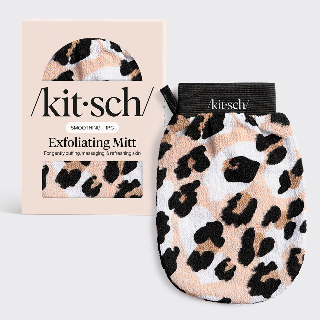 Leopard Exfoliating Glove