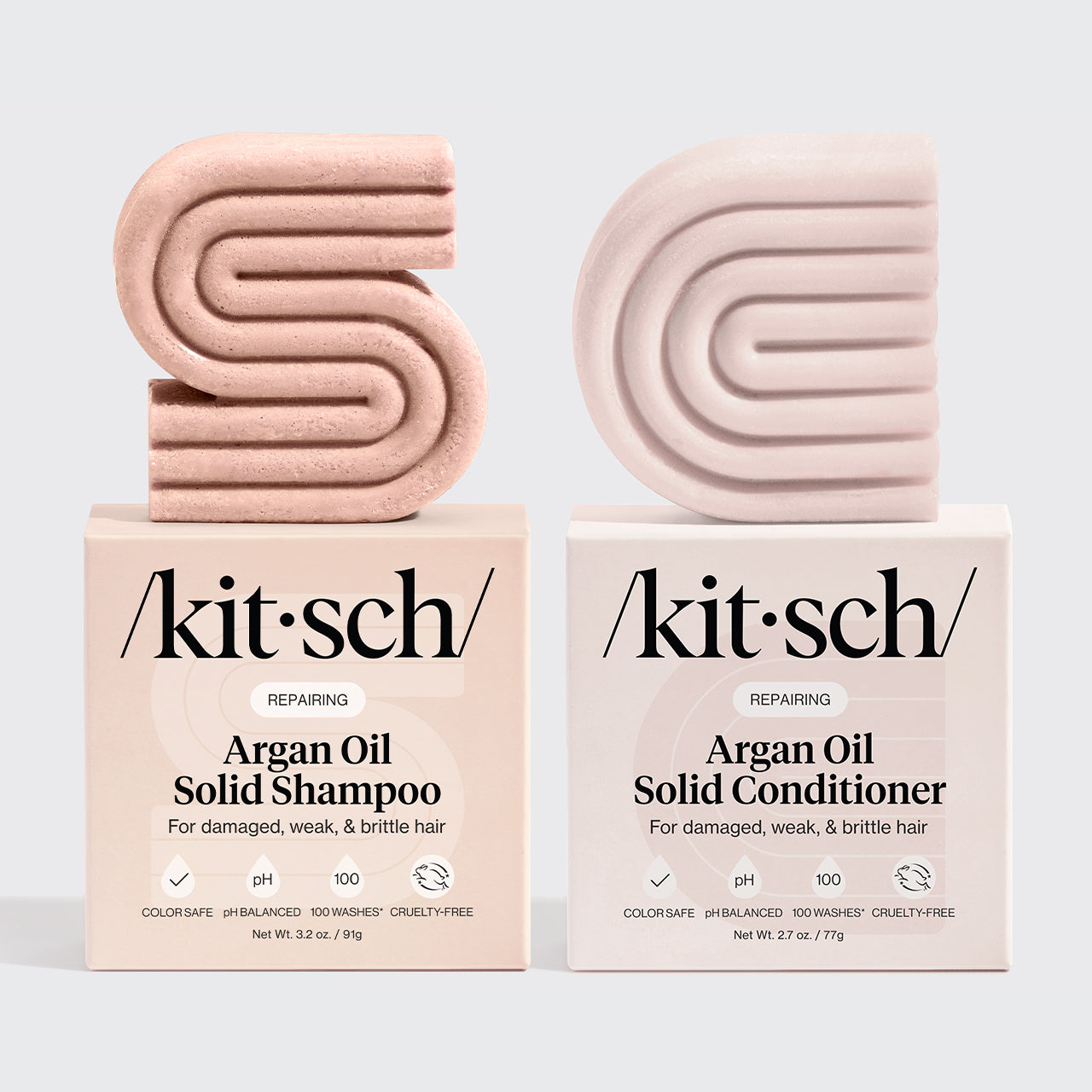 Repairing Argan Oil Shampoo & Conditioner Bar Combo