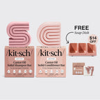 Nourishing Castor Oil Self Draining Terracotta Soap Dish Bundle