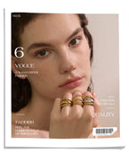 Yhpup Arrivals Glossy Stainless Steel Layered Hollow Open Ring for Women Distinctive Geometric Attractive Jewelry