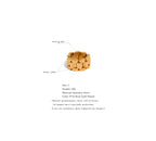 Yhpup New Waterproof Stainless Steel Chain Finger Ring Personalized Metal Texture Rust Proof Charm Fashion Jewelry for Women