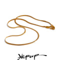 Yhpup 42cm Minimalist Stainless Steel Collarbone Chain Necklace 18K PVD Plated Exclusive Golden Casting Jewelry Accessories Gift
