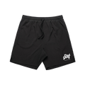 DadGang Logo Active Shorts 18" - Black