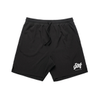 DadGang Logo Active Shorts 18" - Black