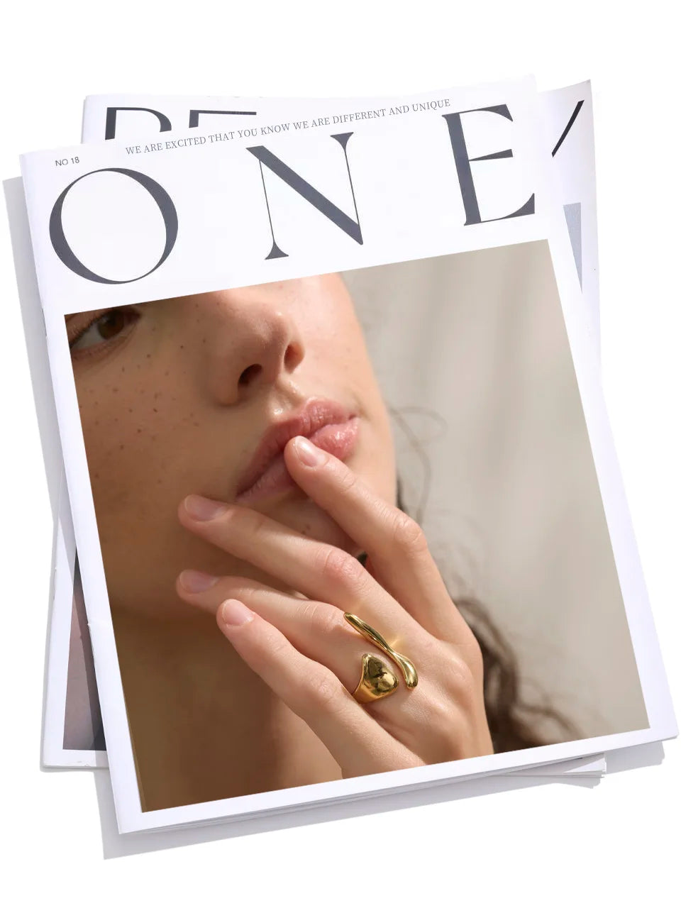 Yhpup New Casting PVD Plated Stainless Steel Metal Geometric Adjustable Creative Ring Women Daily Fashion Jewelry Accessories