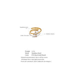 Yhpup Exquisite Stainless Steel Bling Cubic Zirconia Flower Adjustable Ring for Women Fashion Shiny Finger Jewelry New