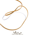 Yhpup Charm Minimalist Delicate Chic Stainless Steel Thin Chain Necklace 18K Gold Plated Fashion Collar Jewelry Collier Femme