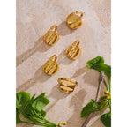 Yhpup Arrivals Candy Sweet Square Adjustable Ring 18K Golden PVD Plated Stainless Steel Summer Popular Charm Jewelry Gift