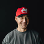 Red and Black Logo Hat