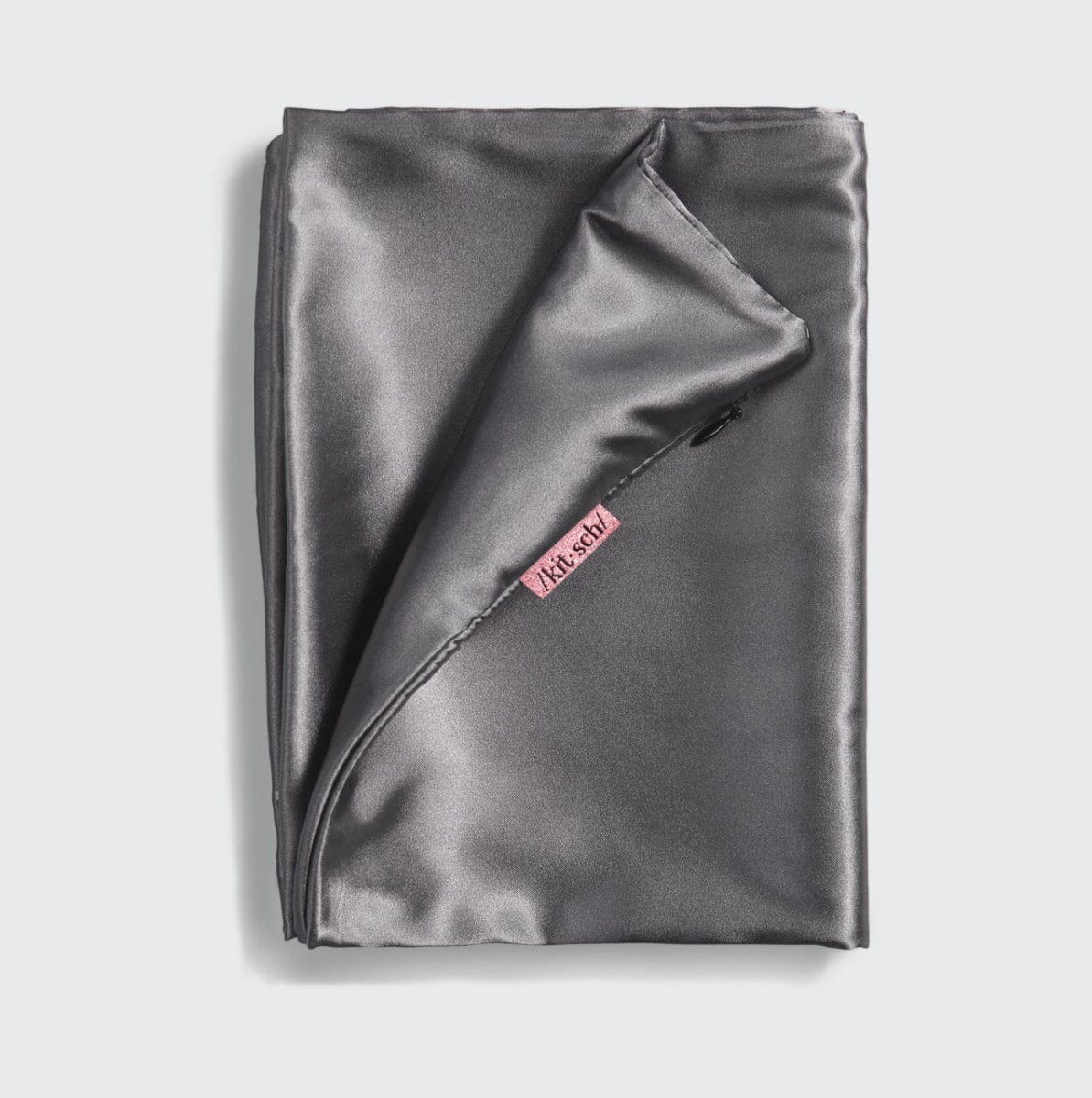 Satin Pillowcase in Charcoal 4 Pack Bundle
