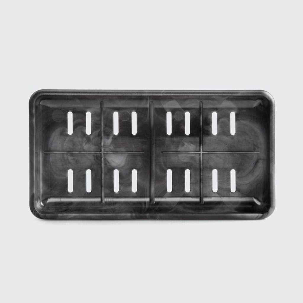 Black Self Draining Soap Dish